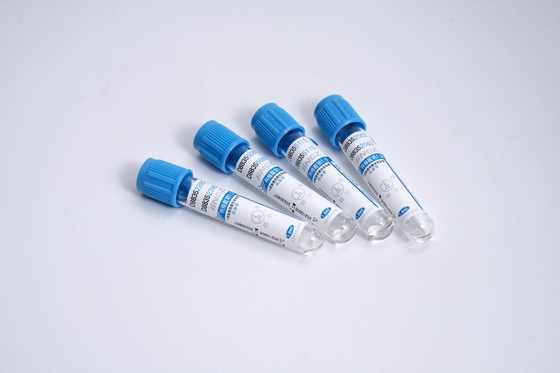 CE phê duyệt ống đông Natri Citrate xanh Blue Top Glass / pet