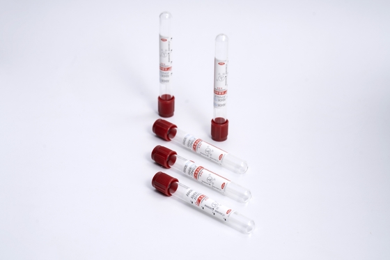 Ống lấy mẫu máu trơn không gây nghiện Ống lấy mẫu màu đỏ 2-10ml