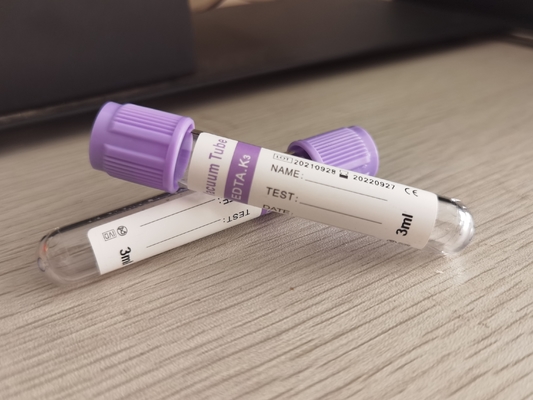 Ống lấy máu bằng nhựa dùng một lần K3 EDTA với kim
