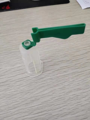 Giá đỡ ống máu đường kính an toàn 20mm Thân bằng Polypropylene trong mờ tiệt trùng