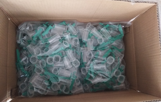Giá đỡ ống máu đường kính an toàn 20mm Thân bằng Polypropylene trong mờ tiệt trùng