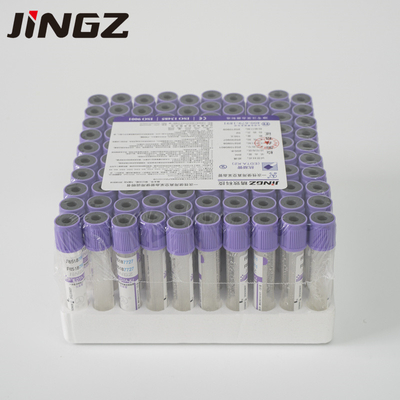 2-10ml Thủy tinh PET Violet Vacuum Edta Coated Blood Collection Ống
