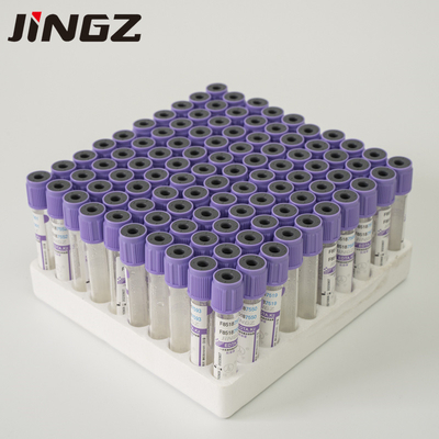 2-10ml Thủy tinh PET Violet Vacuum Edta Coated Blood Collection Ống
