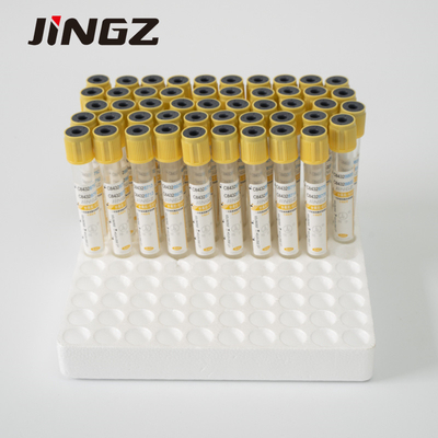 Ống tách huyết thanh hàng đầu PET Gold 6ml Máy hút sữa kích hoạt khe 13 * 100mm
