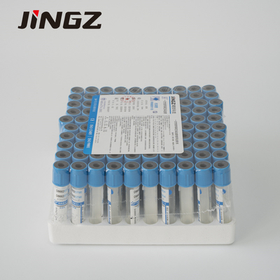 Ống Natri Citrate đệm màu xanh JINGZ 10 Ml để kiểm tra y tế