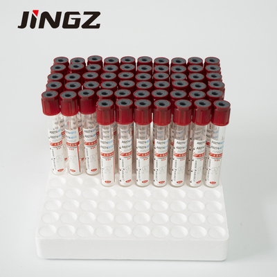 Không có phụ gia Ống máu màu đỏ đồng bằng 0,5ml-10ml