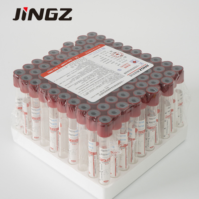 Không có phụ gia Ống máu màu đỏ đồng bằng 0,5ml-10ml