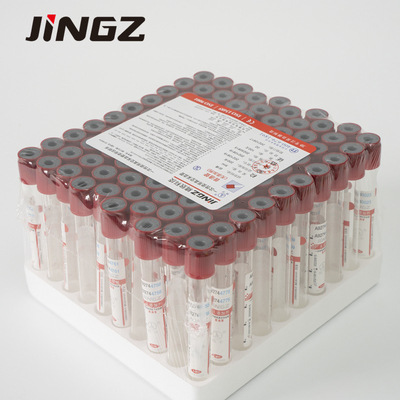 Ống lấy mẫu máu trơn không gây nghiện Ống lấy mẫu màu đỏ 2-10ml