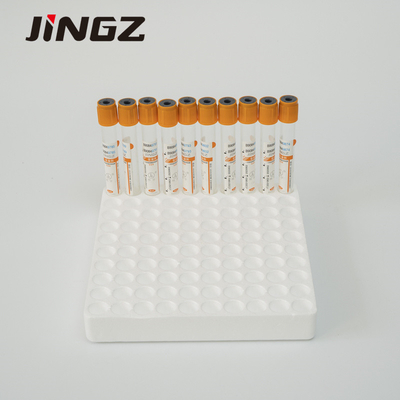 Ống huyết thanh đông tụ Chất kích hoạt khe ống Ống lấy máu thủy tinh 2ml-10ml