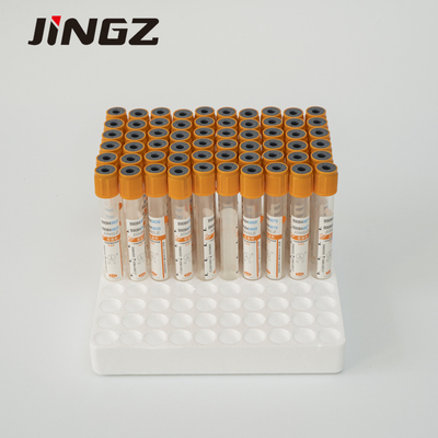 Chất kích hoạt đông tụ màu đỏ ở trên cùng Ống lấy mẫu máu 2ml-6ml
