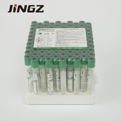 Ống Heparin OEM Ống nghiệm chân không Lithium Heparin Natri Heparin Green