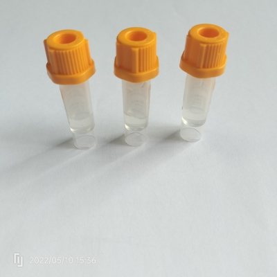 Ống lấy máu nắp vàng sinh hóa PP Ống máu tách gel 0,5ml
