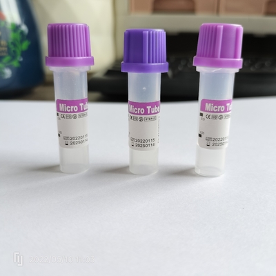 PP chống đông máu Micro EDTA Ống lưu trữ máu Lavender Top