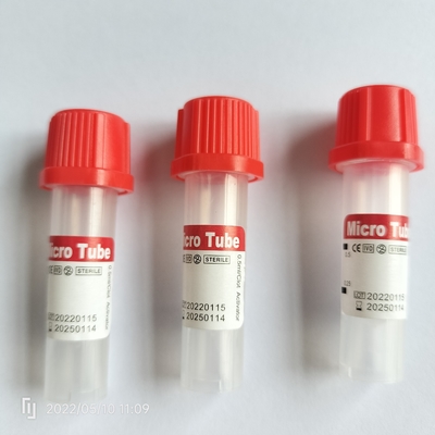 CE ISO13485 Ống lấy máu siêu nhỏ cho trẻ em 11 * 45mm cho bệnh nhân lão khoa