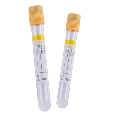 Ống nghiệm gel thủy tinh 4ml 8ml 13 * 100mm Tách gel kích hoạt cục máu đông Ống chân không