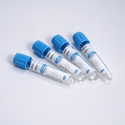 Thử nghiệm trong phòng thí nghiệm Sodium Citrate Thuốc hút bụi lấy máu PT Tube với đầu màu xanh