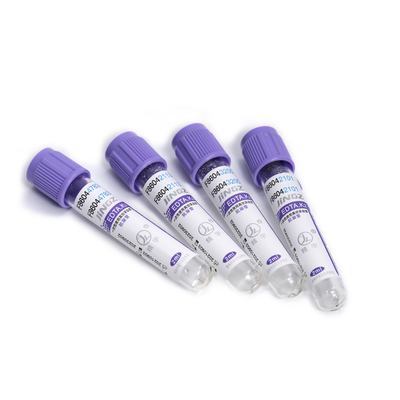 CE Mark Lavender Top EDTA Tube 8ml-10ml Edta K3 Blood Collection Ống