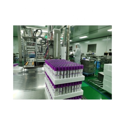 Lọ mẫu máu K3 EDTA Ống chân không thủy tinh 3ml 13 * 75mm với thương hiệu OEM