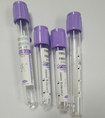 CE đã phê duyệt Ống Edta 4ml Màu tím Ống lấy máu trên cùng Các mẫu có sẵn