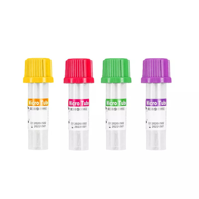 Sử dụng cho trẻ em Ống Micro EDTA 0,5ml 8 * 45mm Không hút chân không cho bệnh viện