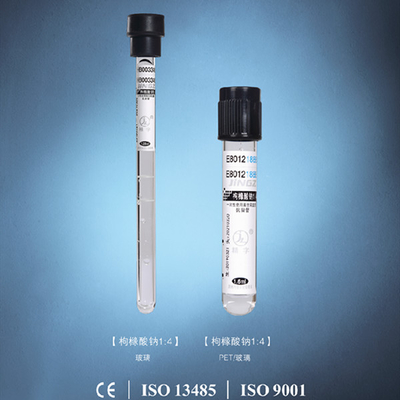 Ống lấy máu 3,8% natri citrat 1,28 ml