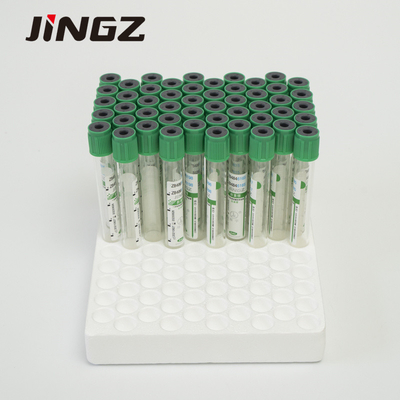 13 * 75mm Green Top Lithium Heparin Tube 4 Ml Blood Tube cho các xét nghiệm sinh hóa