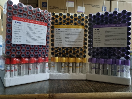 13*75mm Vacuum Bộ sưu tập mẫu máu Ống Edta Ống Gel 1-10ml