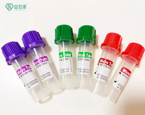 ống thu máu nhỏ không chân không 0. 25ml 0.5ml 1ml EDTA K2K3 / ống gel