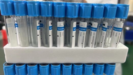 OEM 100 cái / Giá Chai xét nghiệm máu Chất kích hoạt cục máu đông gây nghiện / Natri Citrate / Heparin / Fluoride