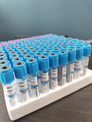 Thử nghiệm trong phòng thí nghiệm Sodium Citrate Thuốc hút bụi lấy máu PT Tube với đầu màu xanh