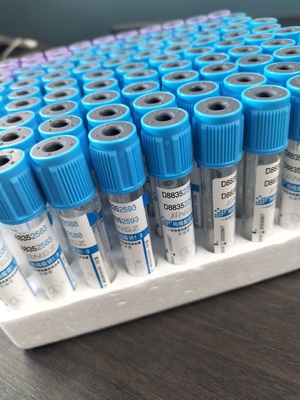 Thiết bị thử nghiệm thủy tinh PET tùy chỉnh y tế Sodium Citrate 3,2% PT Tube 2-10ml Vacuum Blood Collection Tube