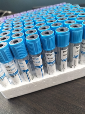 Thiết bị thử nghiệm thủy tinh PET tùy chỉnh y tế Sodium Citrate 3,2% PT Tube 2-10ml Vacuum Blood Collection Tube