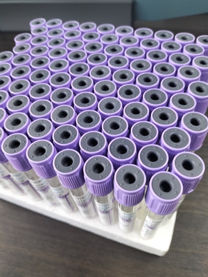 16 * 100mm đường kính K2 ống EDTA với dung lượng 1ml-10ml nhựa / thủy tinh