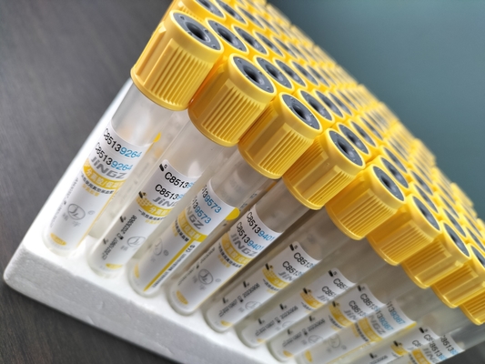 Yellow Top Sterile Gel Clot Activator SST ống lấy mẫu máu chân không cho bệnh viện