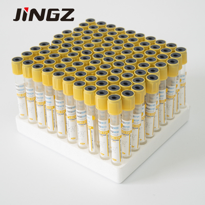 ống thu máu chân không y tế 2-10ml ống gel với đầu màu vàng