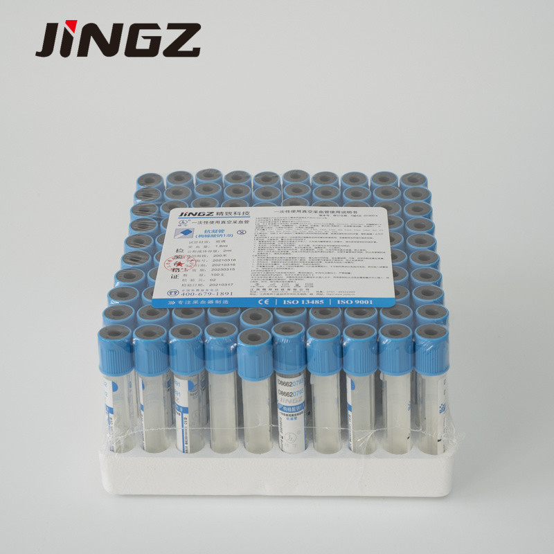 Ống hút chân không bằng thủy tinh PET Citrate Ống 2.7 Ml Natri Citrate để lấy máu