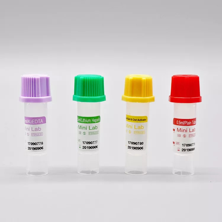Trẻ sơ sinh Ống Micro EDTA 0,25ml cho Phụ kiện y tế lấy máu trẻ em