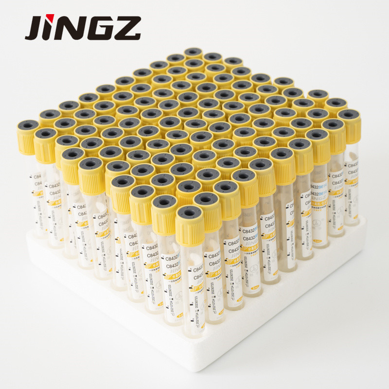 Đường ống kích hoạt đông máu Gel y tế thủy tinh / PET Vauum ống thu máu 2ml-10ml